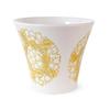 Hasami Ware Made In Round Cherry Blossom Yellow J-kitchens Teacup, Japan, 130cc, Design, Small,