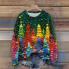 Women'S Christmas Sweater Cute Fun Christmas Sweater Fall And Winter Long Sleeve Knitted Sweater