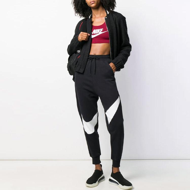 Nike Knitted Sweatpants Women's Moderate Cuffed Pants BV3937-011