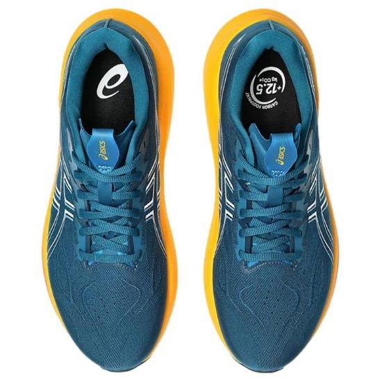 Asics GT-2000 14 Удобные Беговые Кроссовки Мужские Сникер Темно-Синий Зеленый 1011C056-404