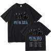 2026 Детокс Europban ONE OK ROCK Тур Лето Экстрабольшой Хип-Хоп Харадзюку YK22026 Лето Чистый Хлопок 100 Печатная Свободная Футболка