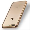 Чехол для iPhone 8 Plus Роскошный Позолоченный Мягкий Силиконовый Гелевый Чехол для iPhone 14 13 11 Pro 12 Mini X XR XS Max 7 Plus Чехол