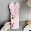 For Samsung Galaxy A17 5G Case Plush Cute Bunny Winter Fluffy TPU Phone Cover