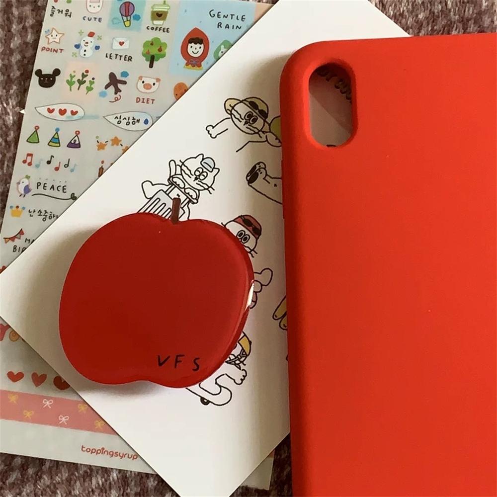 Ins Korean Cute Cartoon Red  Griptok Phone Holder Stand For iPhone Samsung Universal Accessories Finger Bracket Support