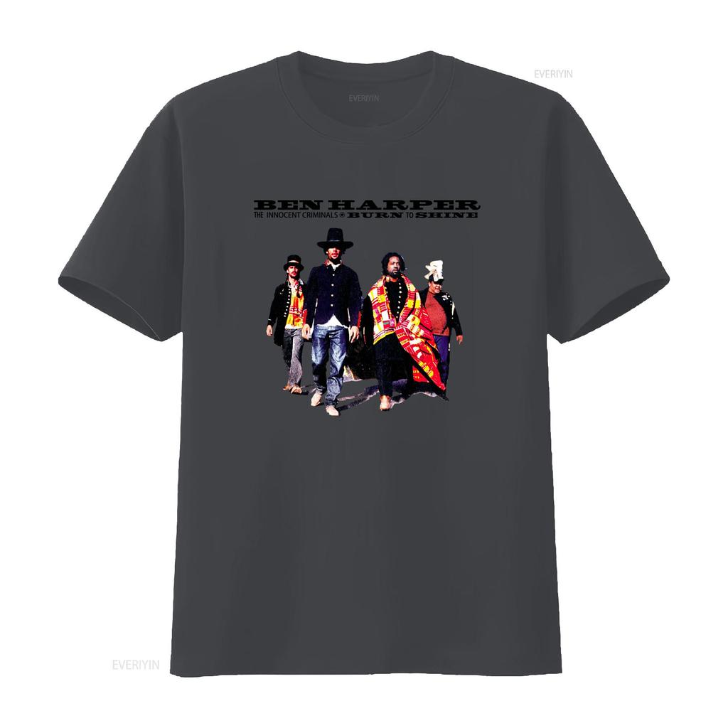 Ben Harper And The Innocent Criminals Burn To Shine T Shirt All Sizes Available Vintage Graphic Unisex Streetwear Soft