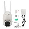Уличная камера безопасности WiFi с обзором 320 градусов, двухсторонней связью, 3-мегапиксельная HD-камера видеонаблюдения с функцией ночного видения