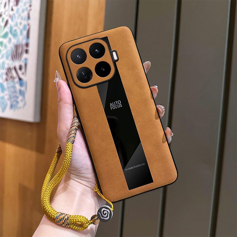 Для Xiaomi 17T/17T Pro Чехол Премиум Кожа Янба Благоприятное Облако Плетеный Браслет Ударопрочная Крышка Для Xiaomi 17 T/17 T Pro