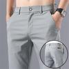 Men's Quick-Dry Ice Silk Loose Straight Summer Casual Trousers