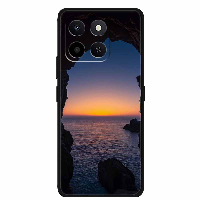 Чехол для телефона Honor X7D Honor 400 Smart Honor Play10T 5G Мягкий силиконовый TPU Защитный корпус Мультяшный Подарок Аниме Funda Цветок Capa
