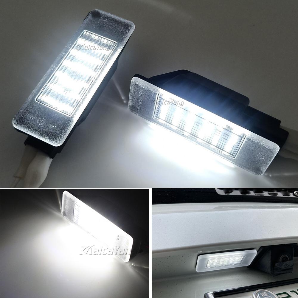 2 шт. Фонарь подсветки номерного знака 6340G9 6340F0 6340 G3 Для Peugeot 308 3008 308CC 106 1007 207CC 307 3008 406 407 607 806 807 508 Фонари подсветки номерного знака 2