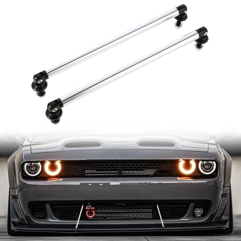 200 мм, 2 шт., универсальный регулируемый передний задний бампер, разделитель губ, тяга, опорные стержни, автомобильный гонщик, авто