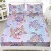 Ocean Turtle Pattern Sheet Three-Piece Digital Printing Bedding Sheet Three-Piece Children Adult