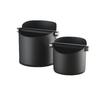Espresso Knock Box Barista Style Stainless Steel Coffee Grounds Knock Box With Removable Knock Bar and Non-Slip Rubber Base