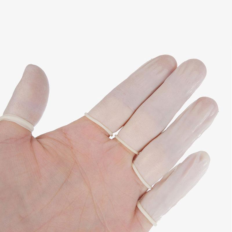 Прочные перчатки для дизайна ногтей, латексные резиновые антистатические перчатки, защита кожи пальцев, инструмент для маникюра