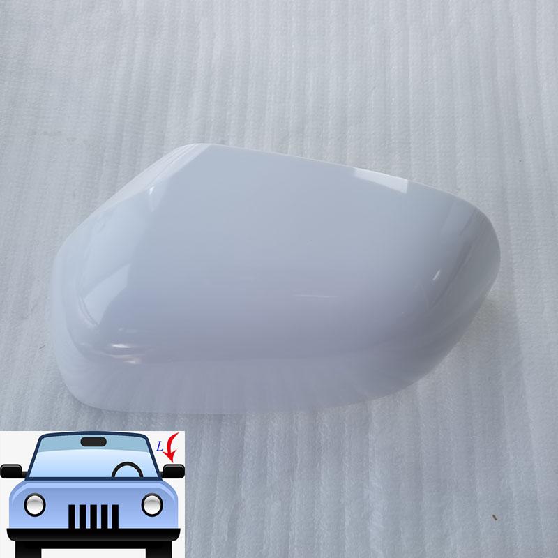 Protective Cover Door Mirror Shell For Nissan March Versa Micra K13 2012- Replace Car Rearview Accessories White