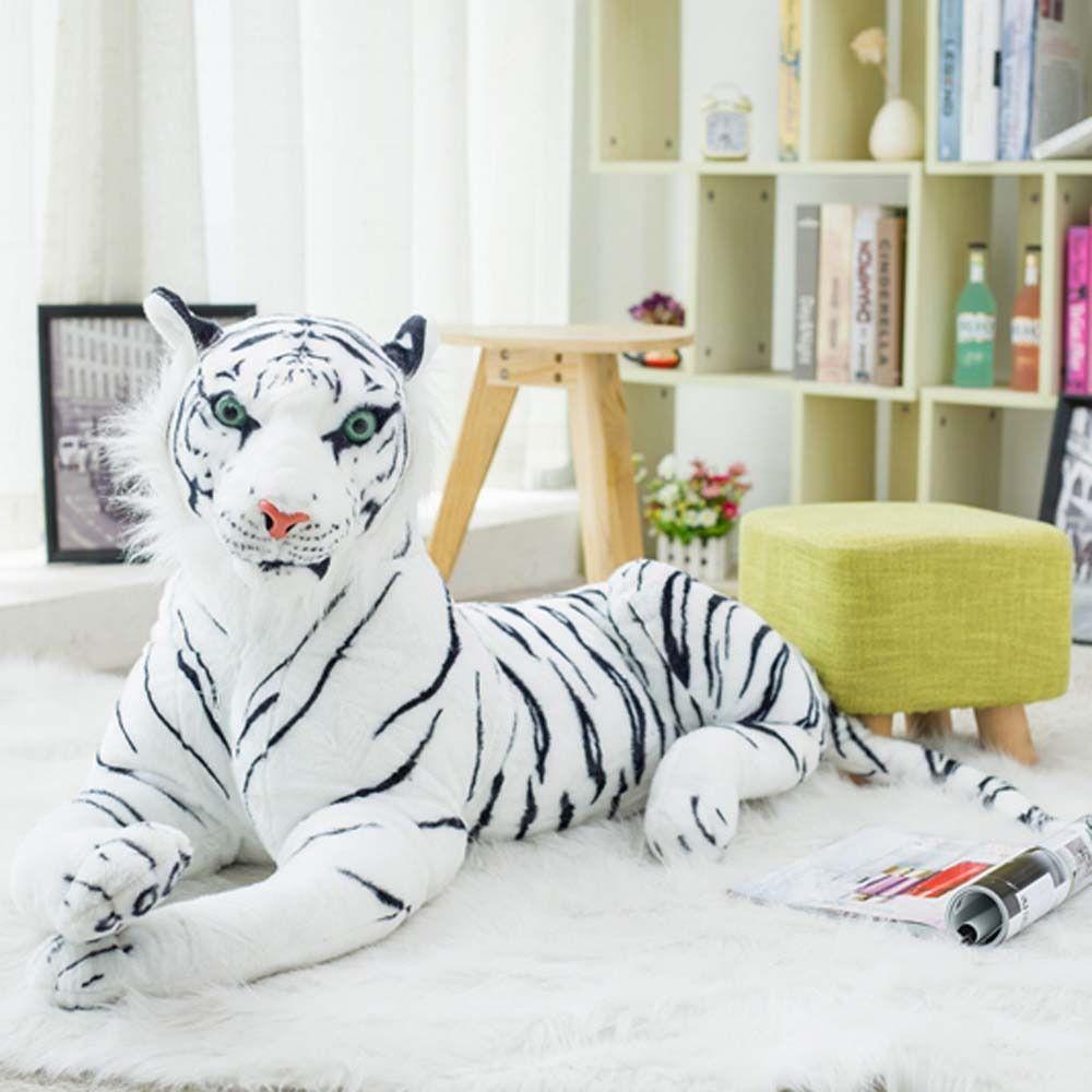 Wild Animals Animal Dolls Plush Doll Plush Animal Toy Lifelike Tiger Plush Toy Tiger Stuffed Toys