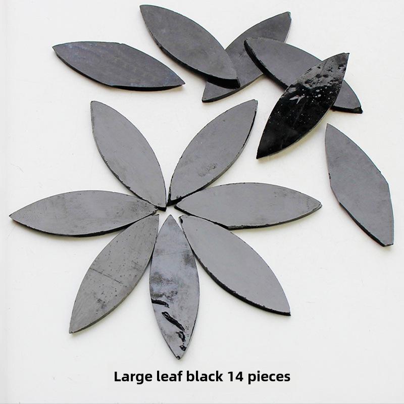 Смешанные цветные листовые слюдяные стеклянные мозаичные детали для украшения подсвечника своими руками