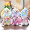 Rabbit Plush Cute Toy Keychain Stuffed Pp Cotton Bag Decor For Girls Gift