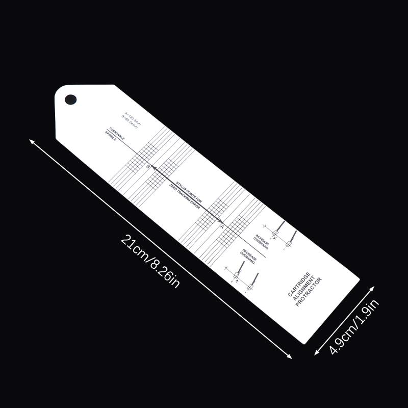 Проигрыватель фонограммы Звукосниматель картриджа Регулировка линейки Калибровочный датчик Lp Инструмент для выравнивания иглы Транспортир