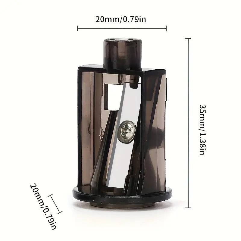 Dual Hole Automatic Electric Pencil Sharpener with Sharp Blade Compact Portable Student School Office Pencil Sharpener Stationery