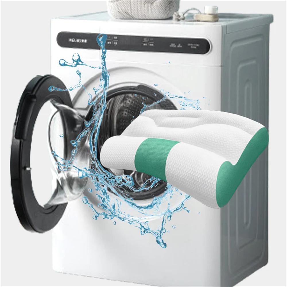 Подушка с эффектом памяти для шеи Эргономичная подушка из гусиного пуха Улучшение сна Поддержка шеи Комфортная подушка из гусиного пуха Улучшение сна