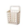 Folded Hanging Laundry Basket Draining Holes Dirty Laundry Organizer  Bedroom Closet