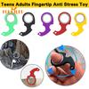 Брелок Fidget Spinner Карманный пластиковый гаджет для снятия скуки Сенсорные игрушки Подростки Взрослые Антистрессовая игрушка на кончиках пальцев Вечерние сувениры