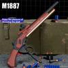 M1887 Soft Bullet Shell Ejecting Toy Guns Rifle Airsoft Gun Weapons Adults Manual Pneumatic Launcher Boys Outdoor CS Go Fighting