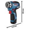 Perceuse-visseuse Bosch Professional GSR 12V-35 FC + 2 Batteries 3,0Ah + L-Boxx - 06019H3000