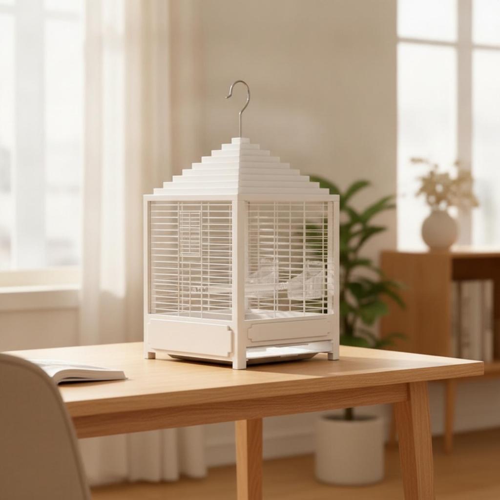 Bird Cage with Pull-out Tray Decorative for Balcony