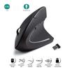 Вертикальная мышь, эргономичная беспроводная оптическая мышь 2,4 ГГц, 3 регулируемые точки на дюйм, 800/1200/1600, 6 кнопок для портативных ПК, настольных компьютеров