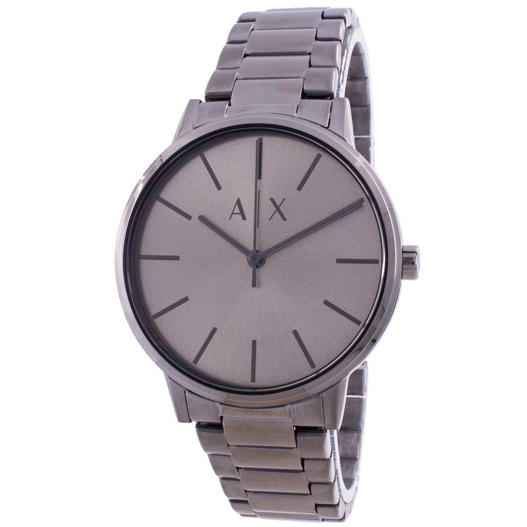Восстановленные мужские часы Armani Exchange Cayde с серым циферблатом, кварцевые, AX2722
