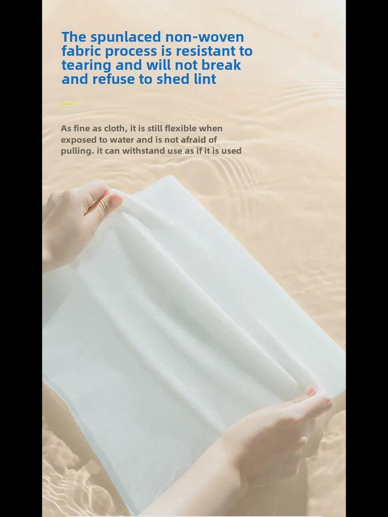 Утолщенные одноразовые хлопковые полотенца для лица для салонов красоты – большой размер для подвешивания и выдвижения