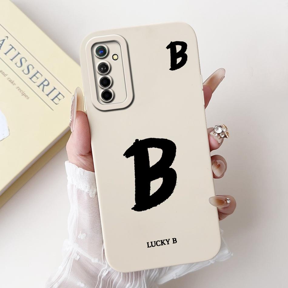 Чехол для телефона Realme X2 XT со счастливой начальной буквой Для Realme XT X2 Мягкий силиконовый противоударный чехол