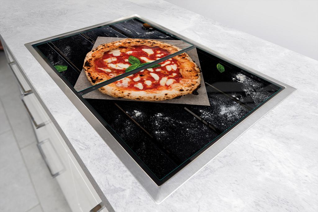 SZKLANA PŁYTA OCHRONNA DESKA 75x52 PIZZA
