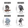 Horror Movie Enamel Pins Custom Salty Witch Girl Holding Umbrella Brooches Lapel Badges Punk Gothic Jewelry Gift for Friends