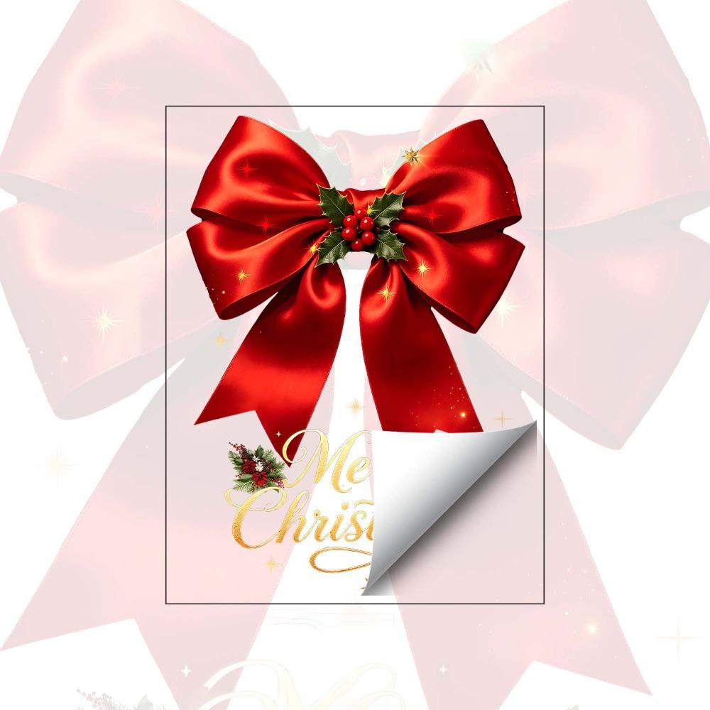 Waterproof Static Glass Cling Removable Festive Room Decoration Christmas Window Sticker Tenant
