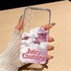 J-Juicy C-Couture Чехол для телефона для Samsung S25, S24, S21, S22, S23, S30, Ultra, S20, Plus, Fe, Lite Прозрачный чехол