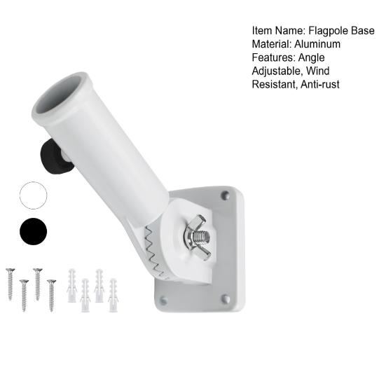 Основание флагштока, держатель флагштока, регулируемый угол, монтажный кронштейн для флагштока из нержавеющей стали