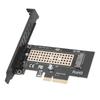 New PCIE 3.0 X4 NVMe Expansion Riser NVMe M.2 Adapter Card Supports X4 X8 X16 Slots