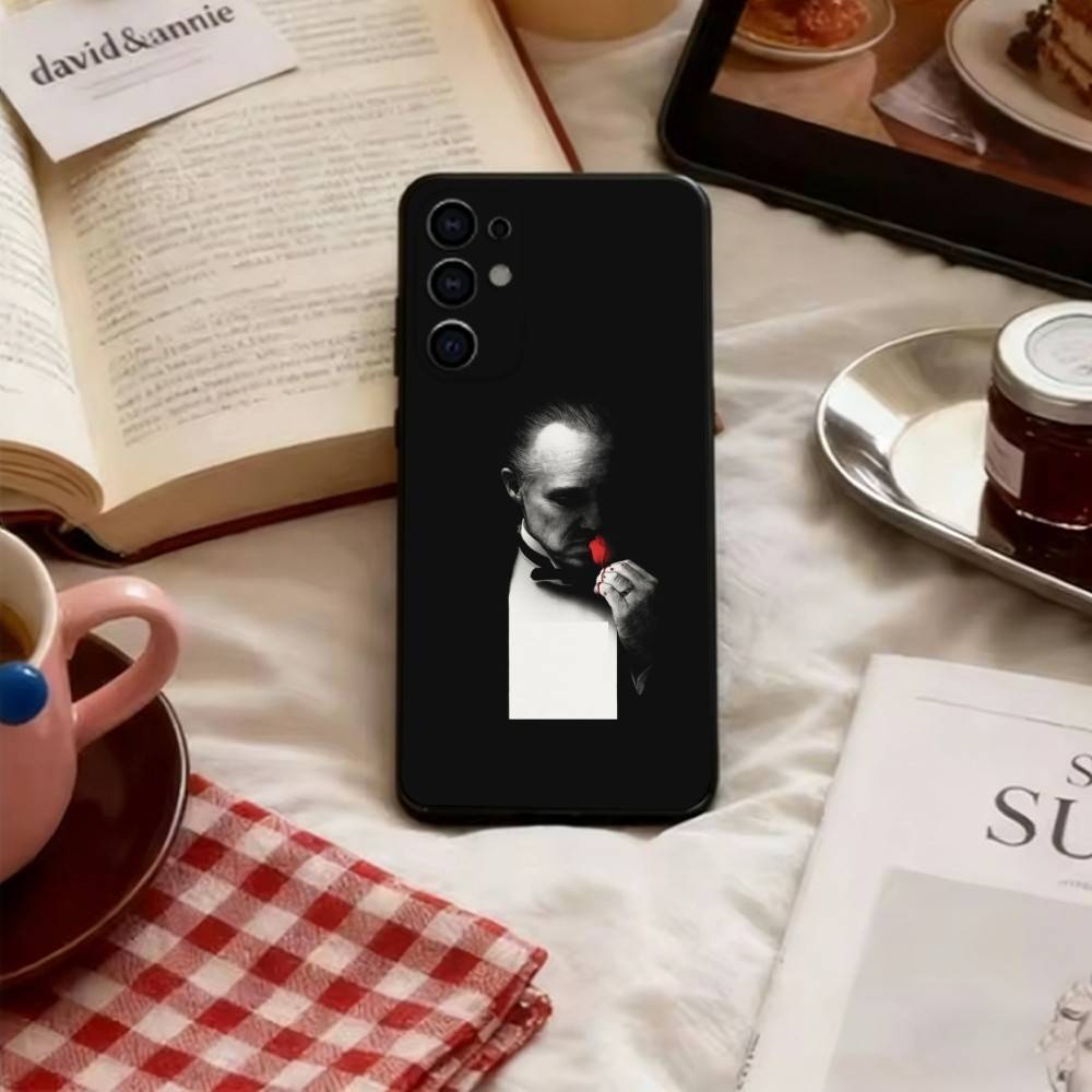 Чехол для телефона «Крестный отец» для Samsung S25, S24, S21, S22, S23, S30, Ultra, S20, Plus, Fe, Lite, Note, 10, Черный чехол