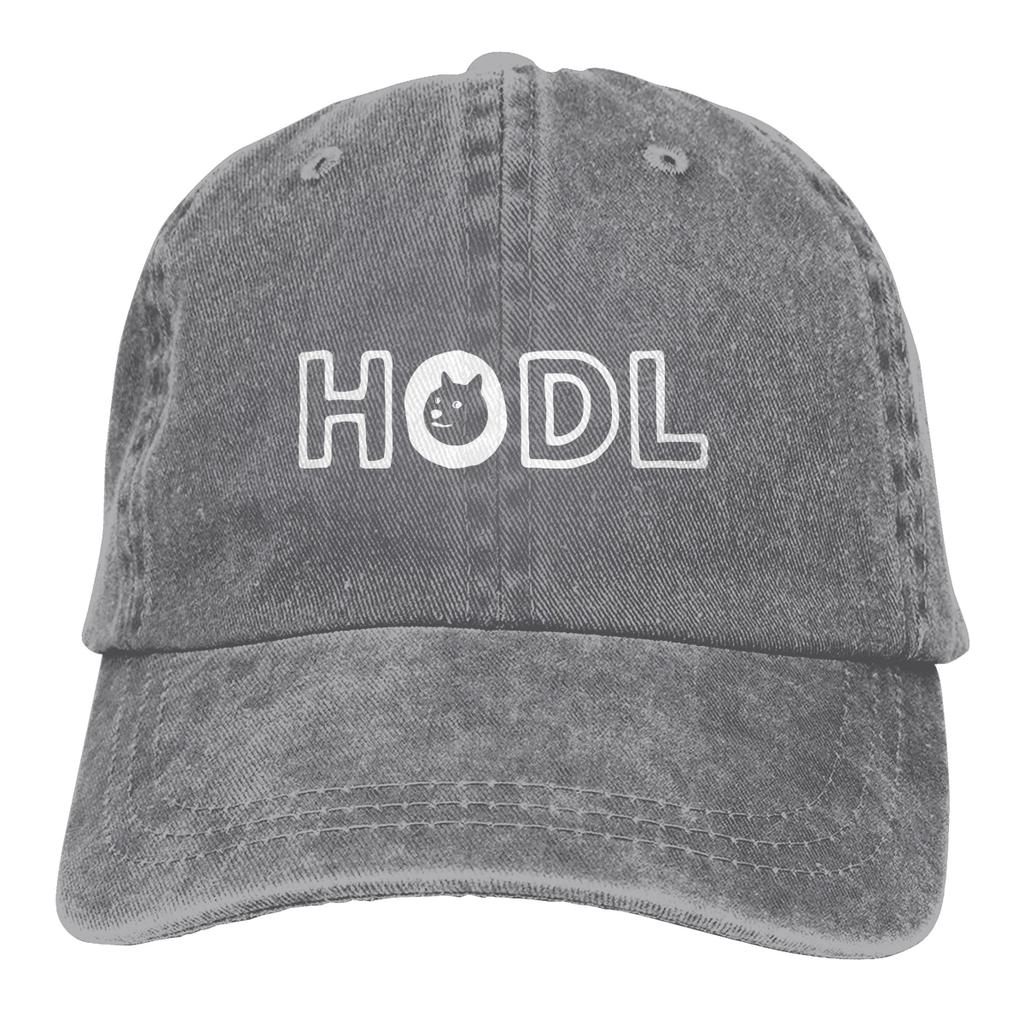 Кепка-бейсболка Doge Hodl Белая Мужские Кепки Женские Козырек Защита Snapback Dogecoin Криптовалютные Майнеры Мем-Кепки