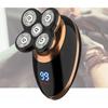 Waterproof Electric Shaver Razor for Men Beard Hair Trimmer Rechargeable Bald Head Shaving Machine LCD Display Grooming Kit