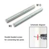 Replacement Screws for Cat Scratching Posts - M8 & M10 with Allen Key (4 Bolts & 4 Screws) - No Cat Scratching Post Included