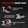 Beardo Stronghold Hair Wax 100 gm Pack of 1 Glossy Finish Shine Strong Hold Styling Gel