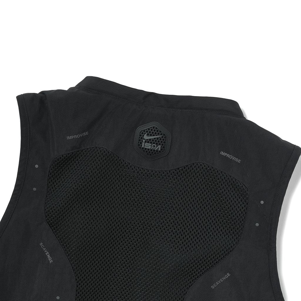 Nike ISPA SS25 Минималистичный Удобный Стильный Жилет без рукавов Унисекс Жилеты Черный Железо-серый HF6403-010