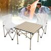 Набор стульев для кемпинга, переносной складной квадратный стол из алюминиевого сплава с высокой нагрузкой