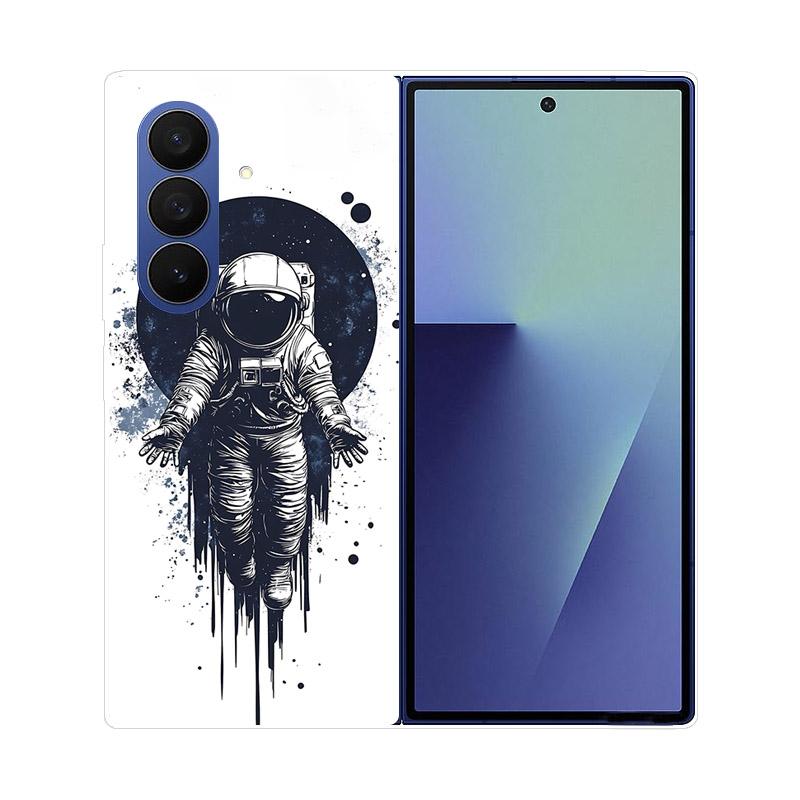 Чехол для Samsung Galaxy Z Fold 7 Мраморный Жесткий ПК Задняя Крышка Для Samsung Galaxy Z Fold7 ZFOLD7 Полностью Защитный Корпус Телефона