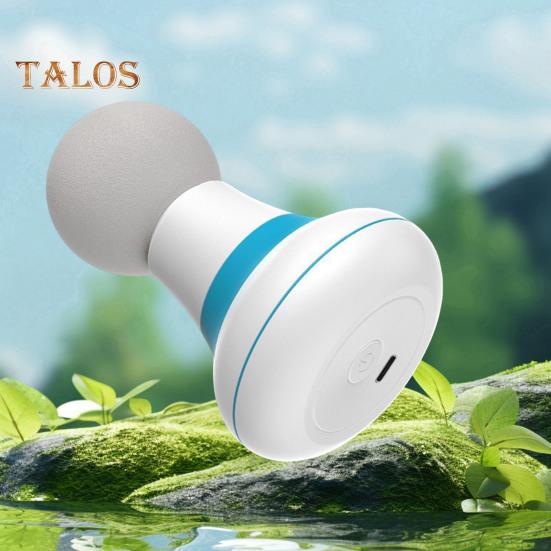 Ручной массажер для тела, ударный массажер для глубоких тканей, мышцы с 6 скоростями, перезаряжаемый от USB, портативный электрический массажер для мышц