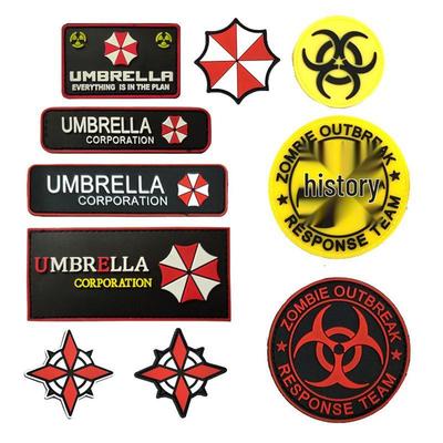 В наличии 3D ПВХ нашивка на липучке Resident Evil Umbrella Corp